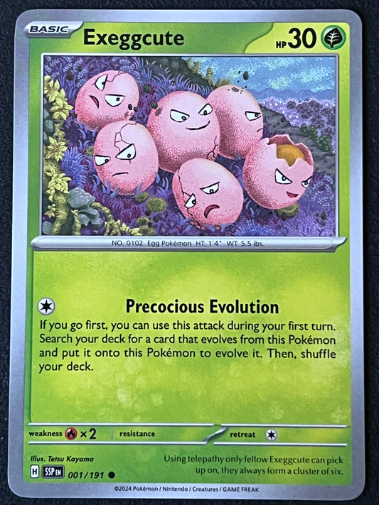 001/191 Exeggcute - Pokémon Surging Sparks Common