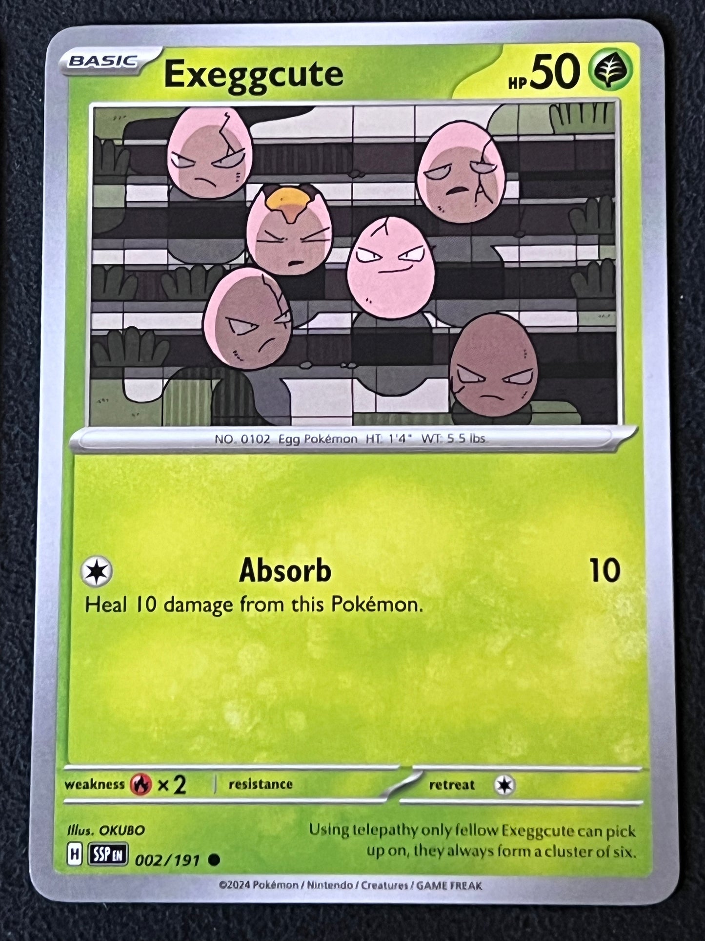 002/191 Exeggcute - Pokémon Surging Sparks Common