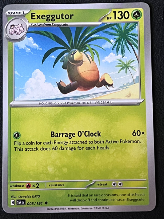 003/191 Exeggutor - Pokémon Surging Sparks Uncommon