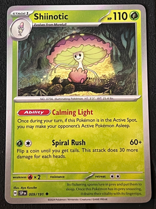 009/191 Shiinotic - Pokémon Surging Sparks Uncommon