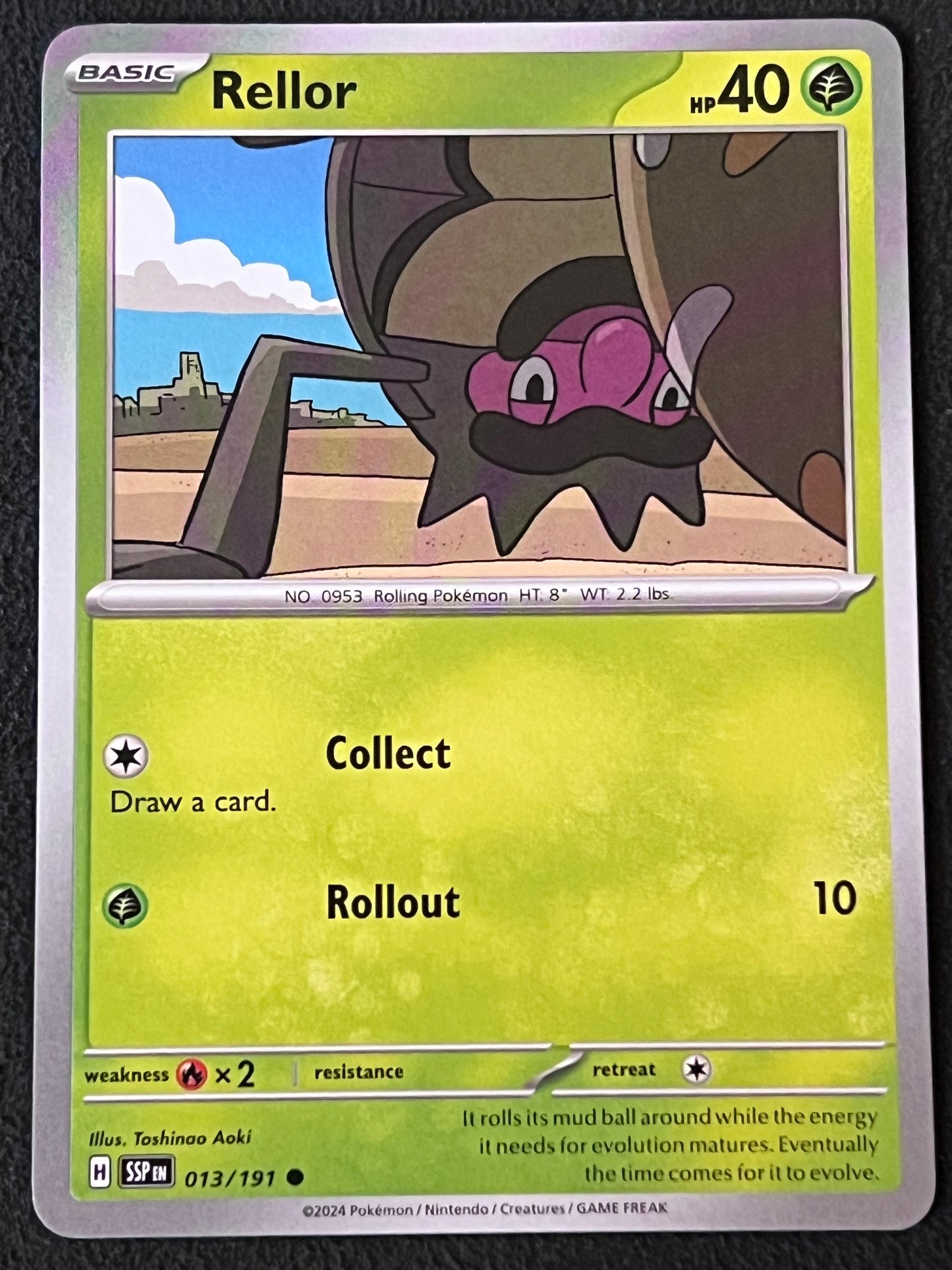 013/191 Rellor - Pokémon Surging Sparks Common