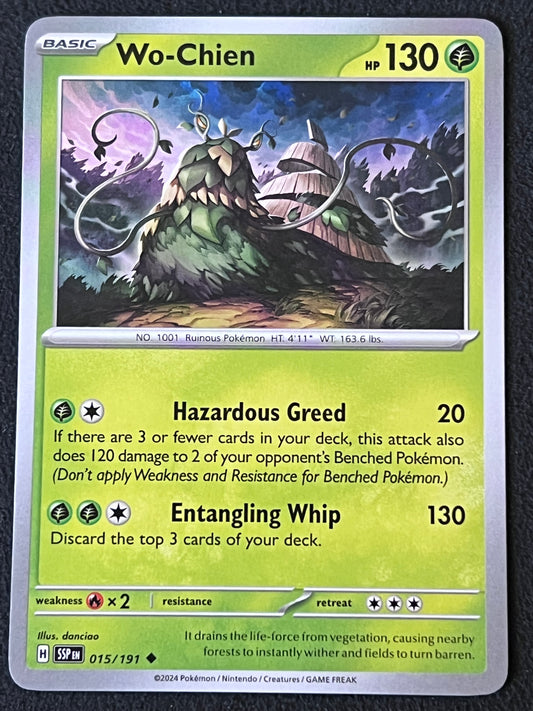 015/191 Wo-Chien - Pokémon Surging Sparks Uncommon