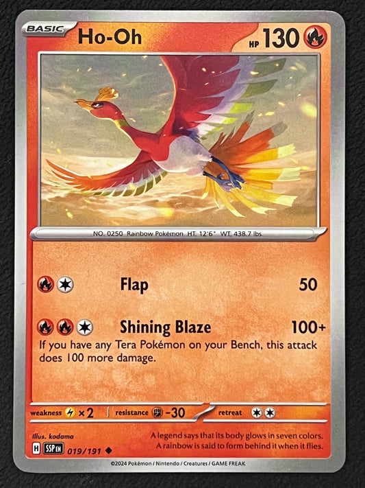 019/191 Ho-Oh - Pokémon Surging Sparks Uncommon