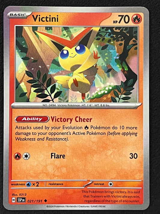 021/191 Victini - Pokémon Surging Sparks Uncommon