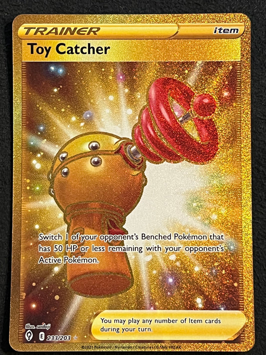 233/203 Toy Catcher - Evolving Skies Gold Secret Rare