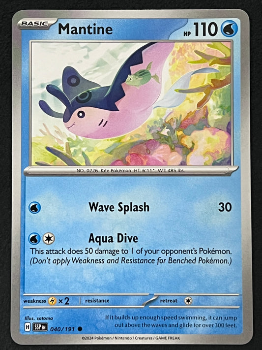 040/191 Mantine - Pokémon Surging Sparks Common