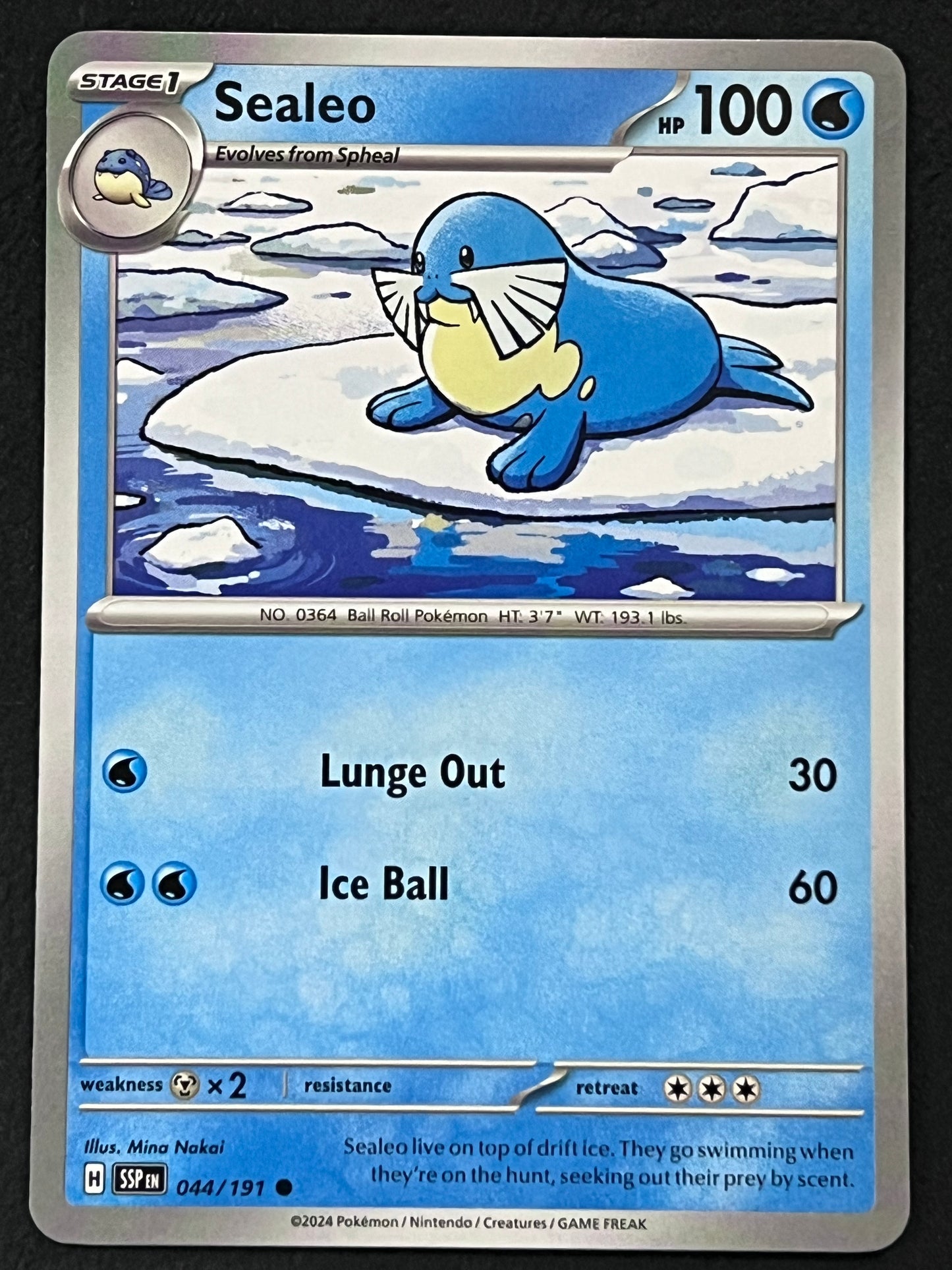 044/191 Sealeo - Pokémon Surging Sparks Common