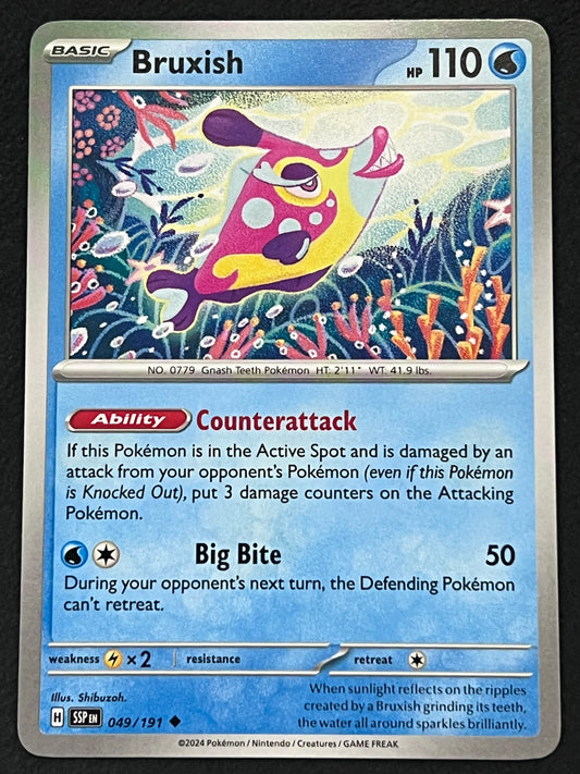 049/191 Bruxish - Pokémon Surging Sparks Uncommon