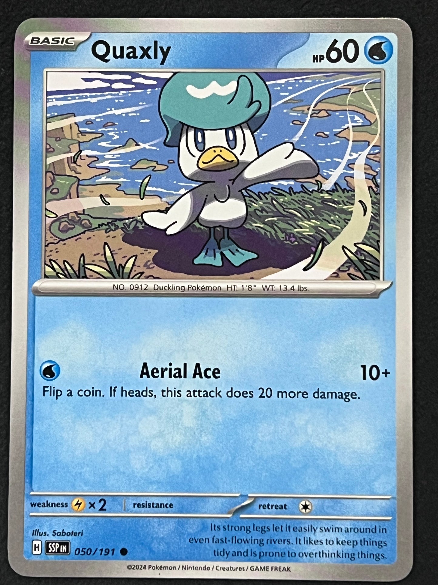 050/191 Quaxly - Pokémon Surging Sparks Common