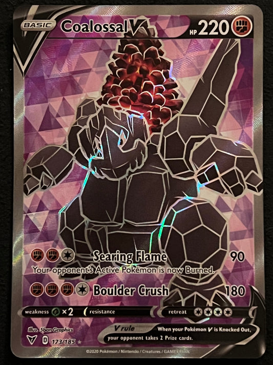 173/185 Coalossal V - Pokémon Vivid Voltage Full Art