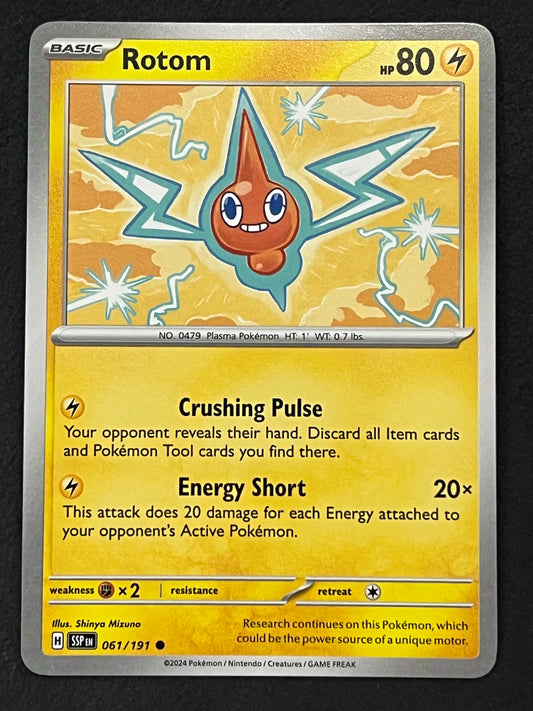 061/191 Rotom - Pokémon Surging Sparks Common