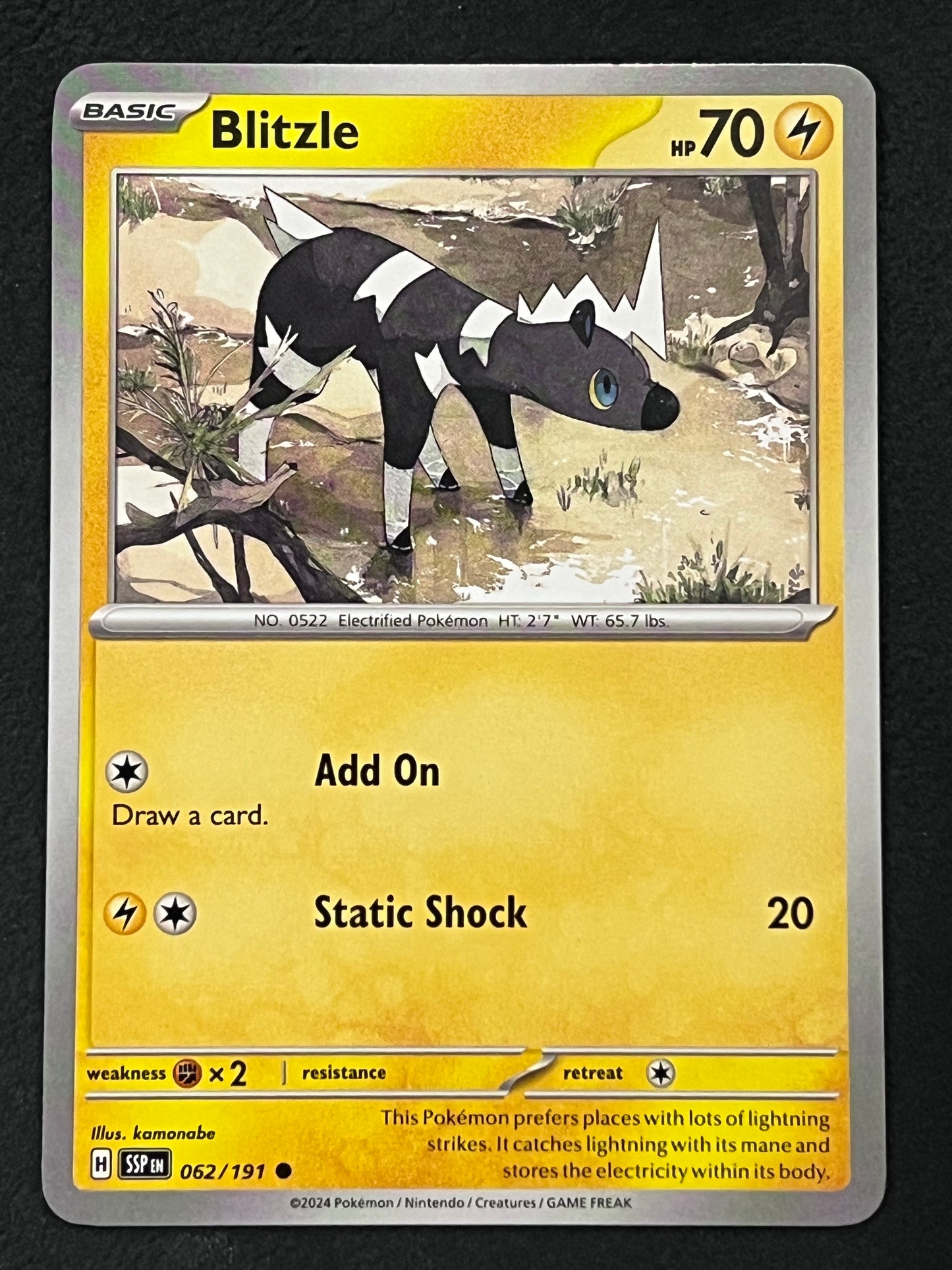 062/191 Blitzle - Pokémon Surging Sparks Common