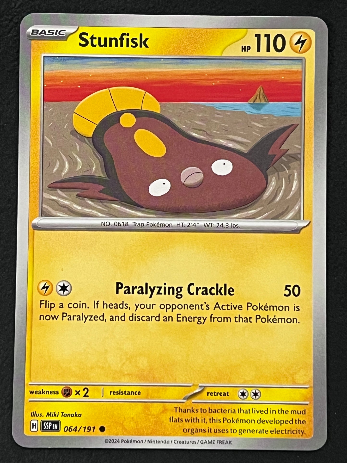 064/191 Stunfisk - Pokémon Surging Sparks Common