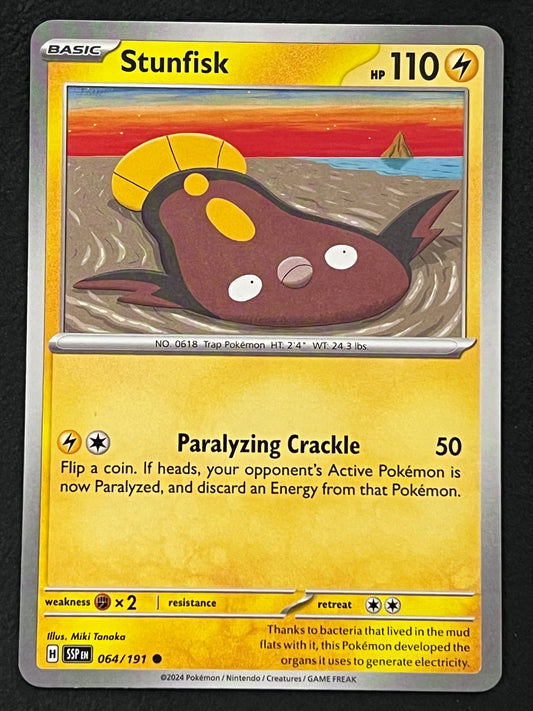 064/191 Stunfisk - Pokémon Surging Sparks Common