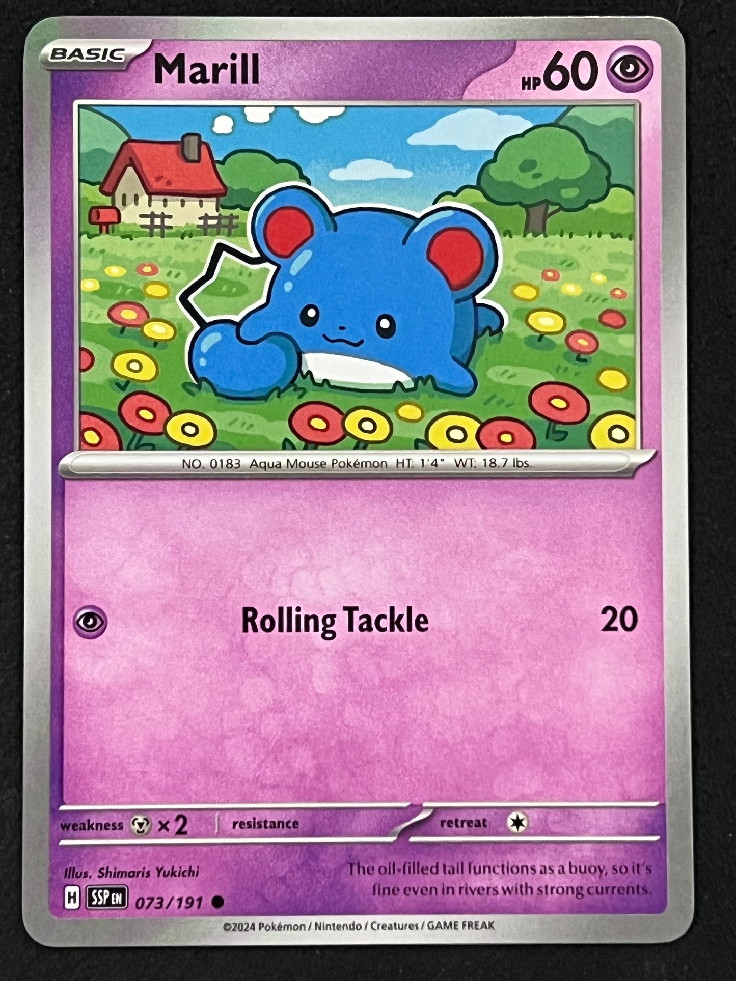 073/191 Marill - Pokémon Surging Sparks Common