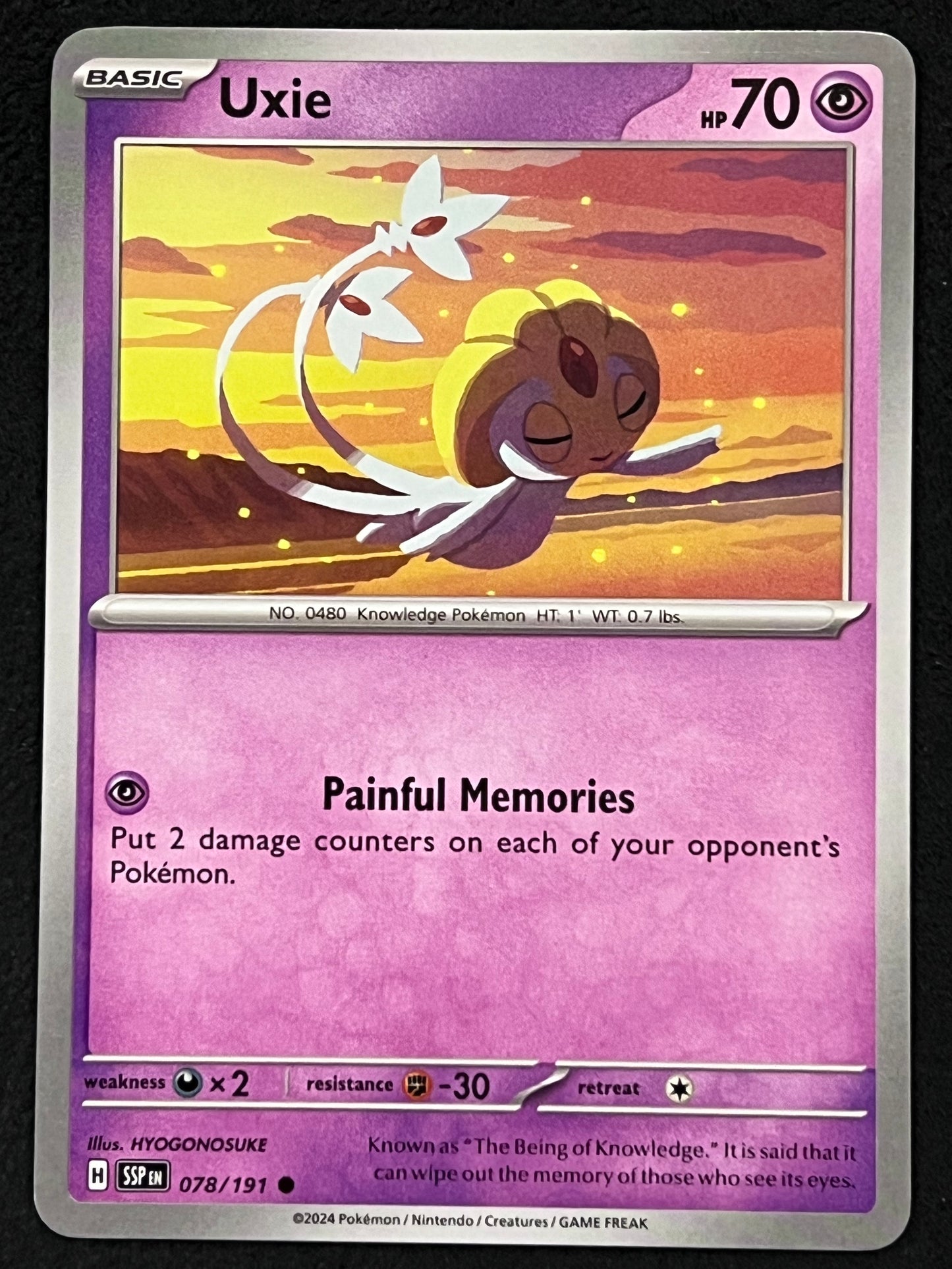 078/191 Uxie - Pokémon Surging Sparks Common