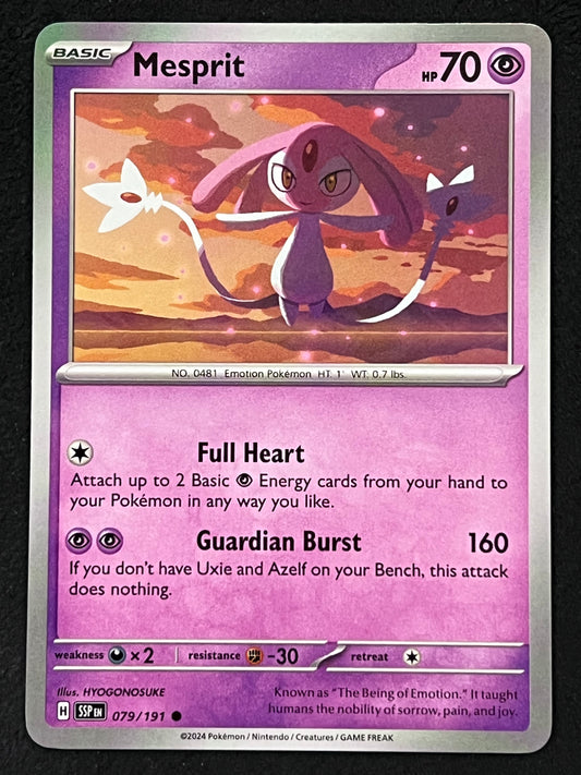 079/191 Mesprit - Pokémon Surging Sparks Common