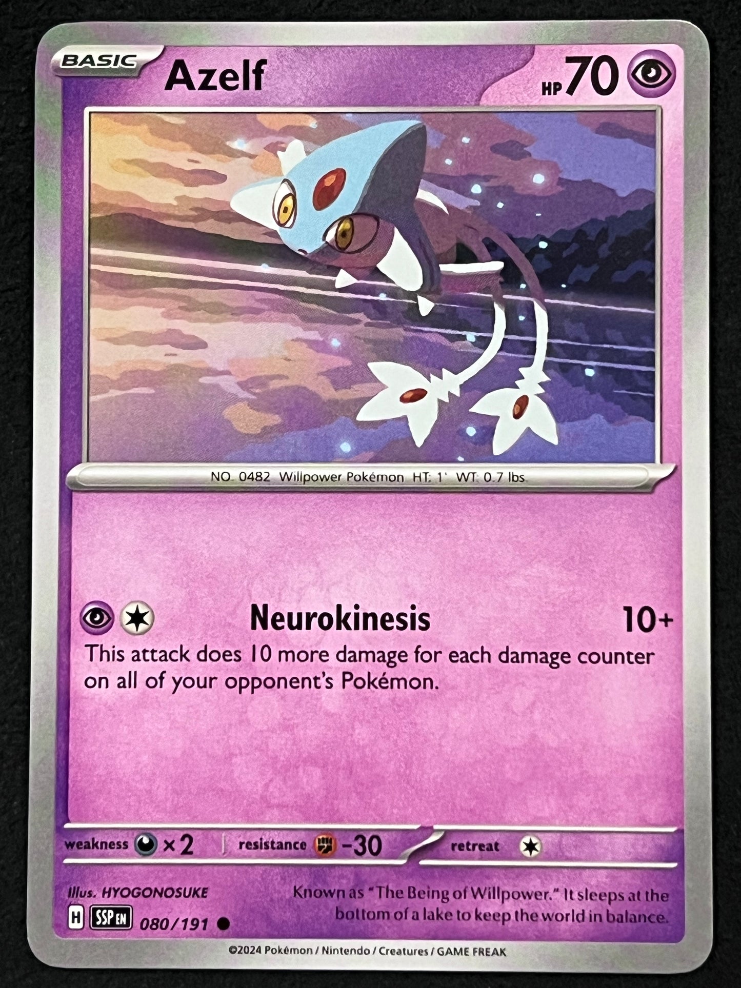 080/191 Azelf - Pokémon Surging Sparks Common