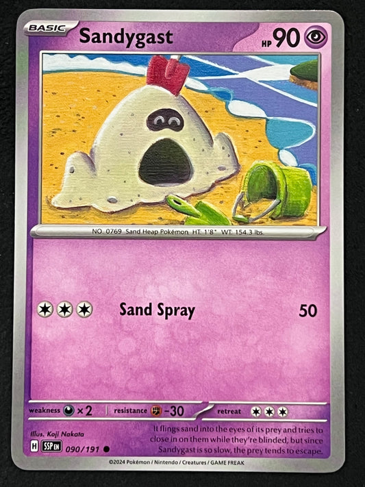 090/191 Sandygast - Pokémon Surging Sparks Common