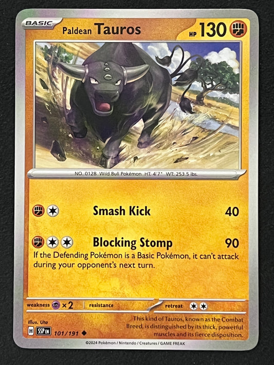 101/191 Paldean Tauros - Pokémon Surging Sparks Uncommon