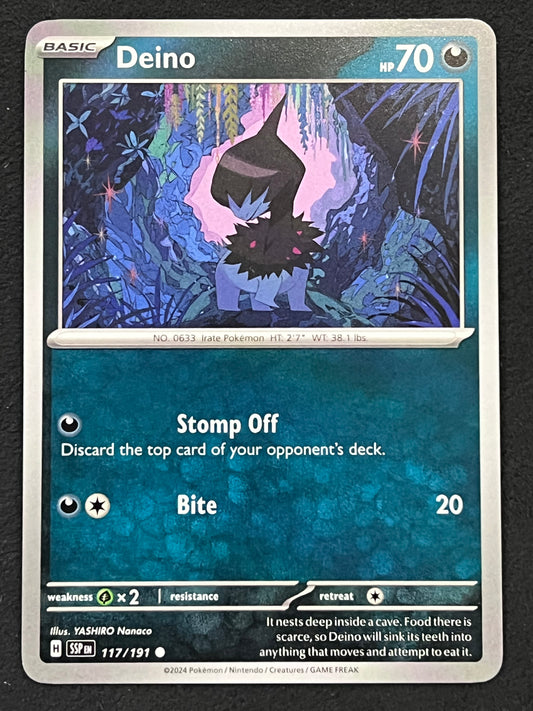 117/191 Deino - Pokémon Surging Sparks Common