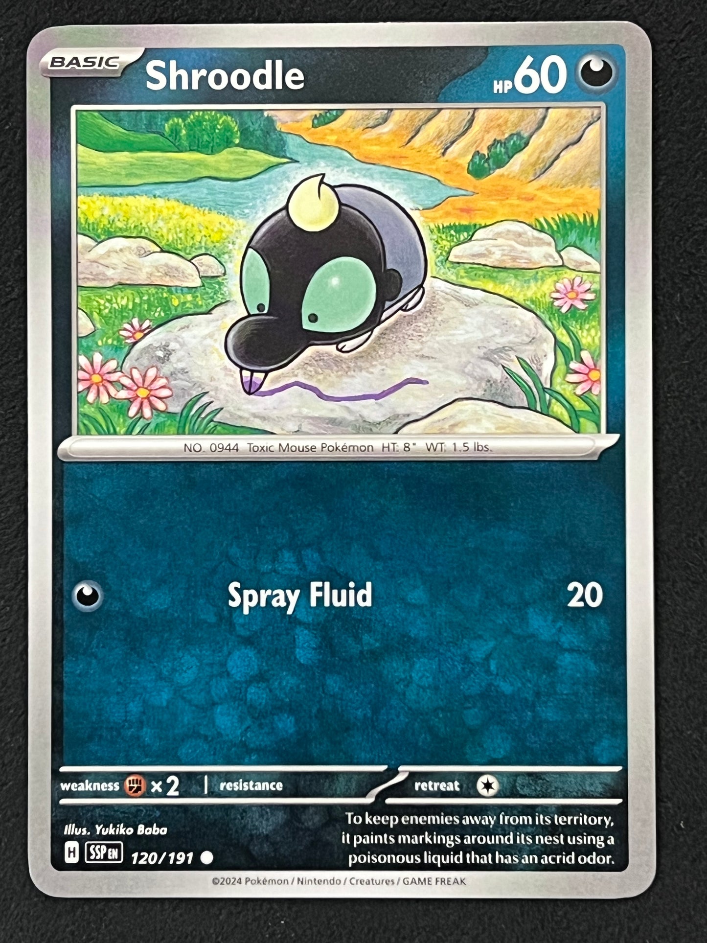 120/191 Shroodle - Pokémon Surging Sparks Common