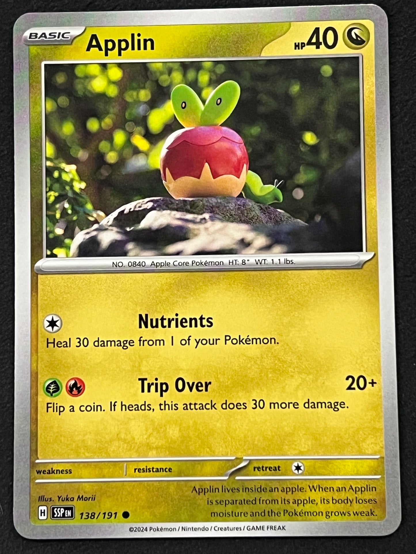 138/191 Applin - Pokémon Surging Sparks Common