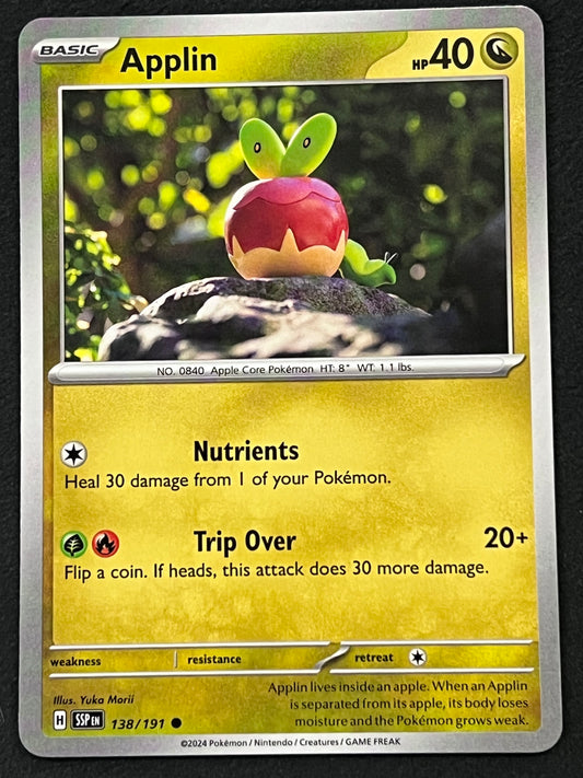 138/191 Applin - Pokémon Surging Sparks Common