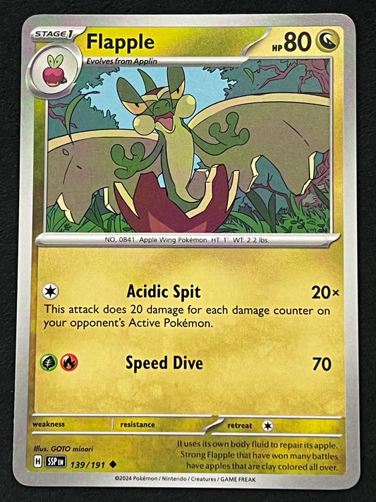 139/191 Flapple - Pokémon Surging Sparks Uncommon