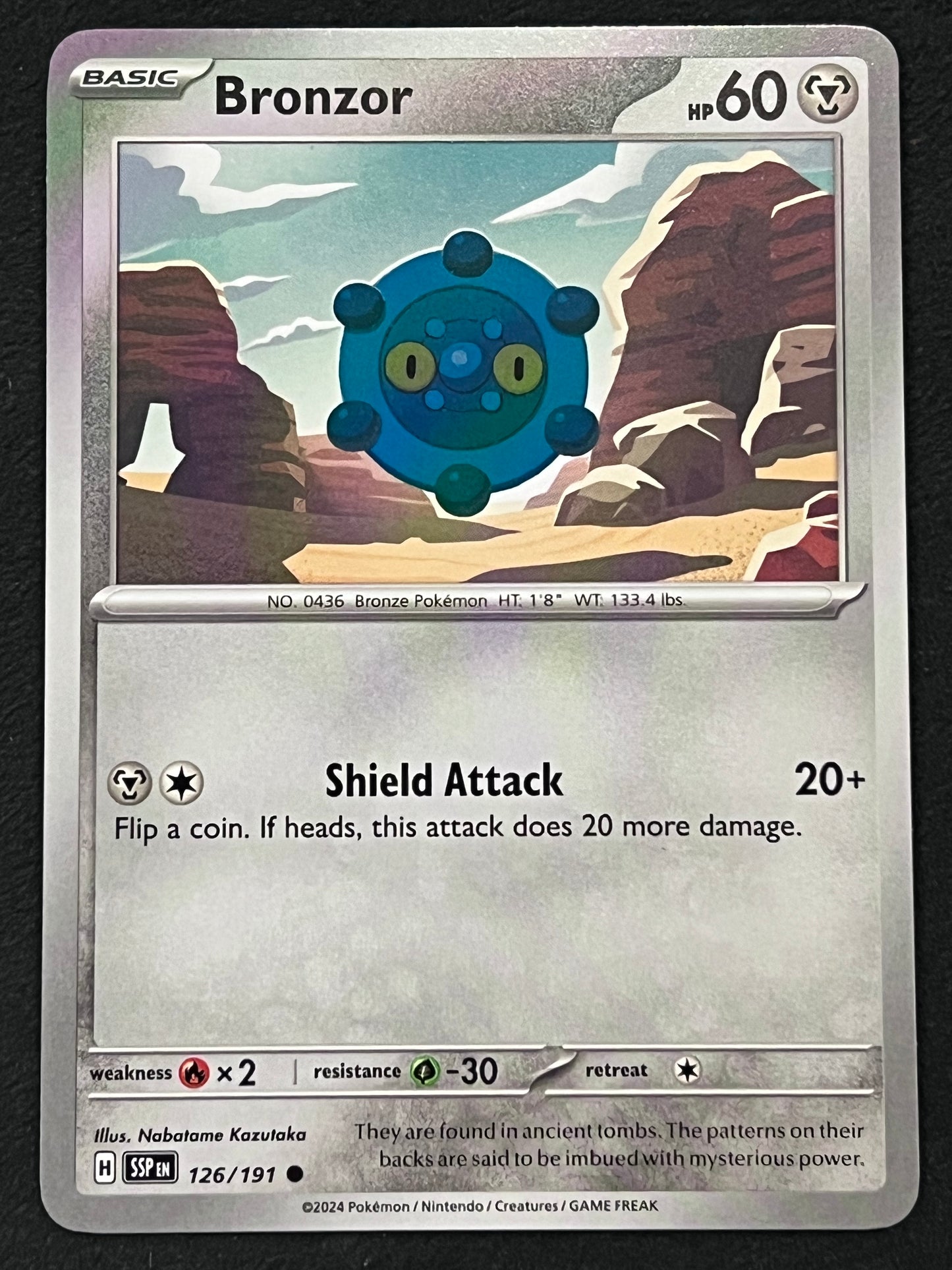 126/191 Bronzor - Pokémon Surging Sparks Common