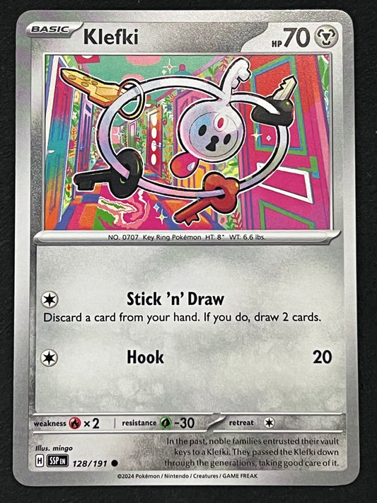 128/191 Klefki - Pokémon Surging Sparks Common