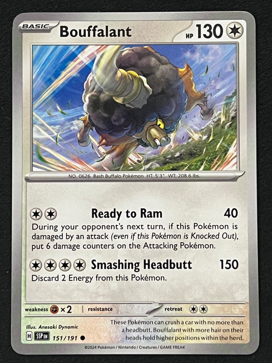 151/191 Bouffalant - Pokémon Surging Sparks Common