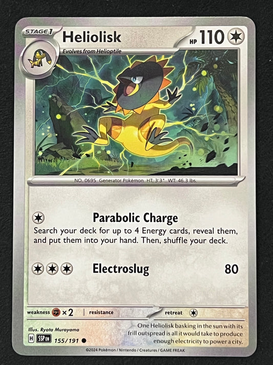 155/191 Heliolisk - Pokémon Surging Sparks Common