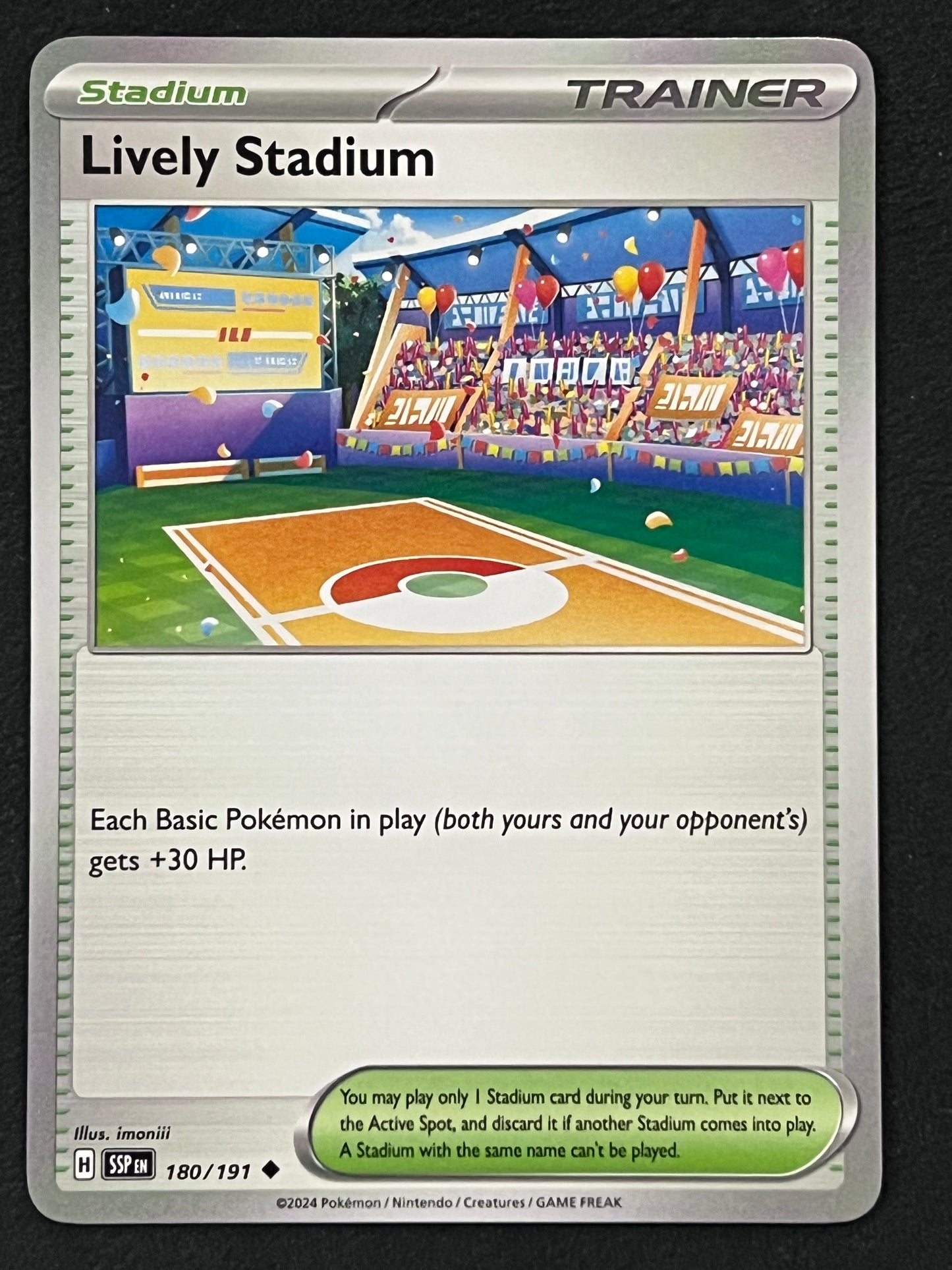 180/191 Lively Stadium - Pokémon Surging Sparks Uncommon