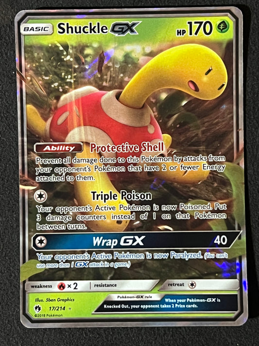 017/214 Shuckle Gx - Pokémon Lost Thunder Ultra Rare