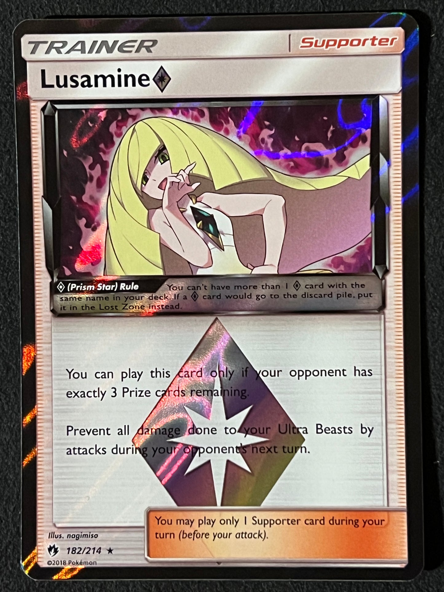 Lusamine - 182/214 Lost Thunder Rare