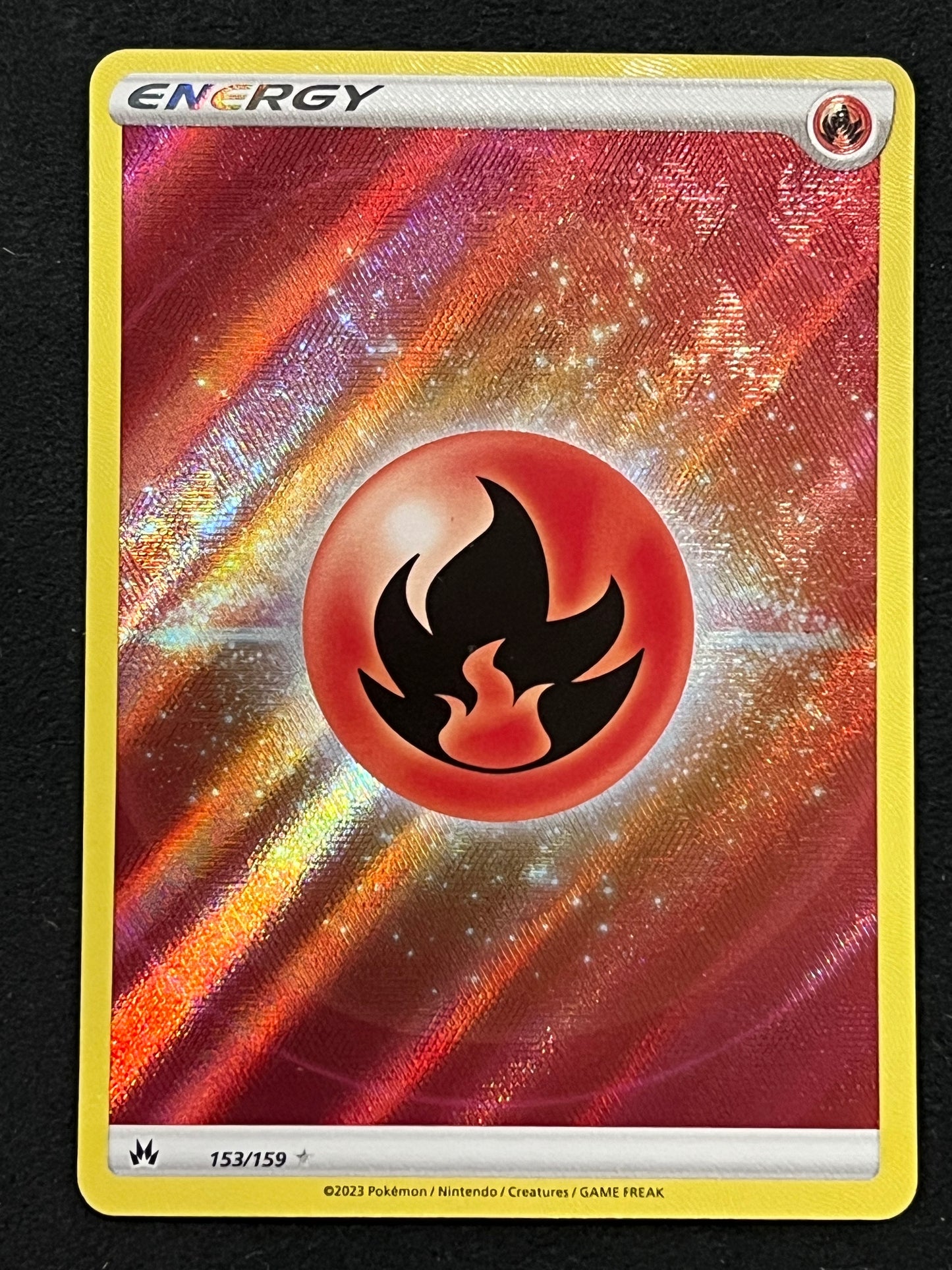 153/159 Fire Energy - Pokémon Crown Zenith Ultra Rare