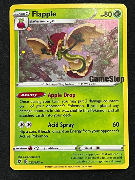 022/192 Flapple (STAMPED) - Pokémon Rebel GameStop Promo