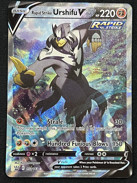 Rapid Strike Urshifu V - 153/163 Battle Styles Alt Art Rare Holo V