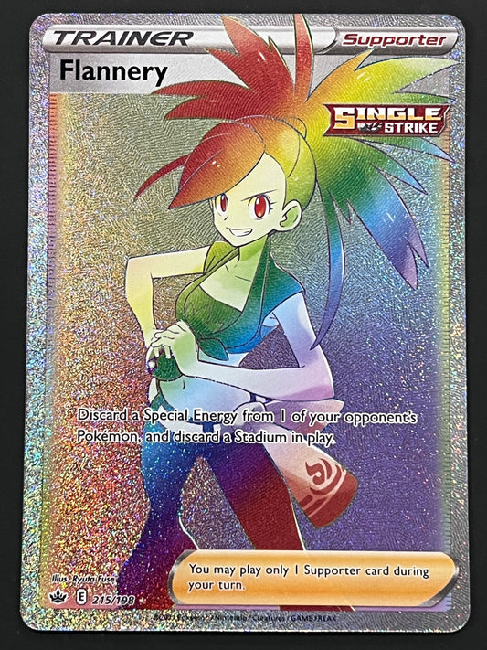 215/198 Flannery - Pokémon Chilling Reign Rainbow Secret Rare