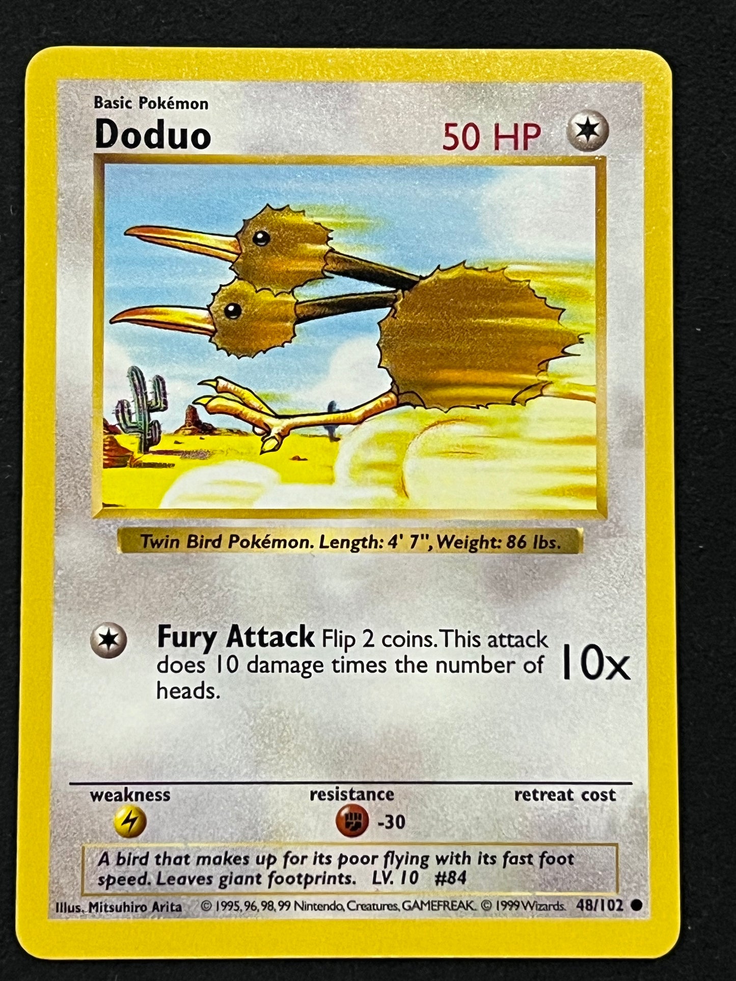 48/102 Doduo - Pokémon Base Shadowless Common