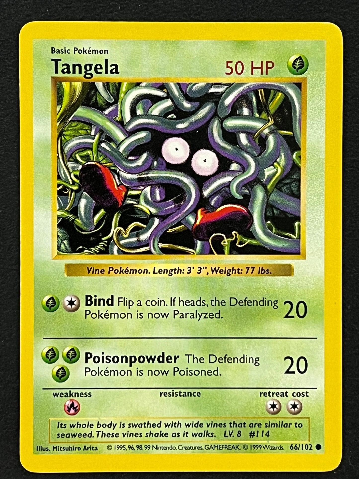 Tangela - 66/102 Shadowless Base Common