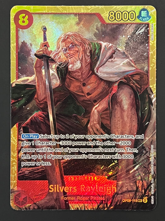 OP08-118 Silvers Rayleigh - One Piece Two Legends Secret Rare