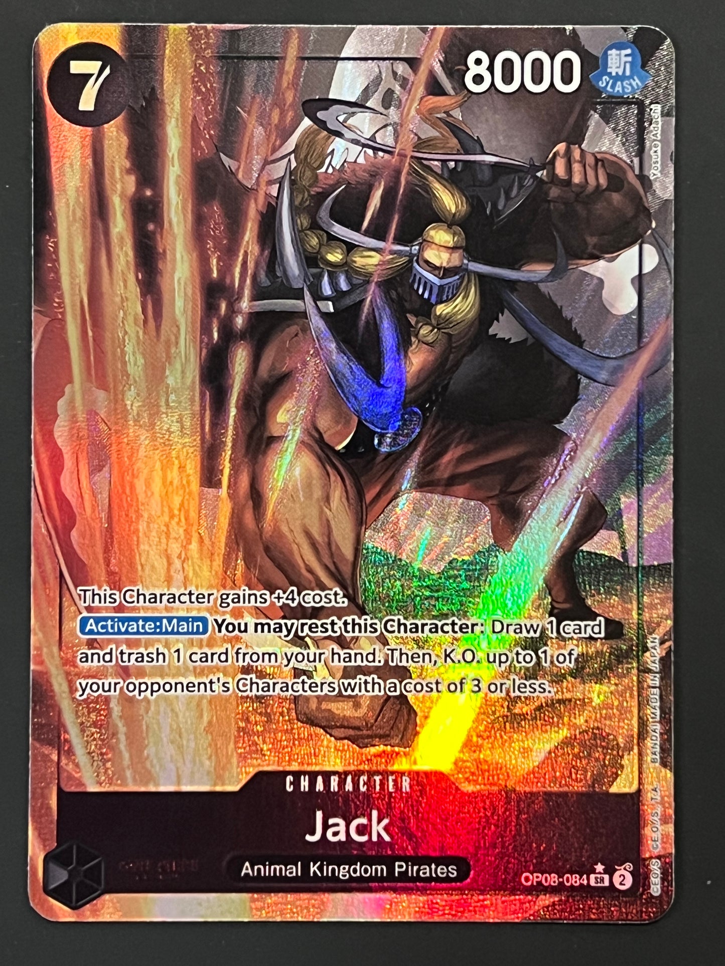 OP08-084 Jack - One Piece Two Legends Super Rare Alt Art