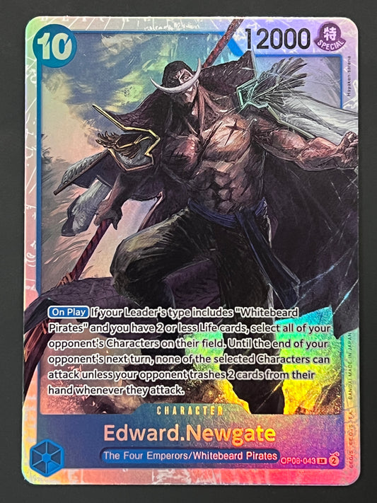 OP08-043 Edward.Newgate - One Piece Two Legends Super Rare