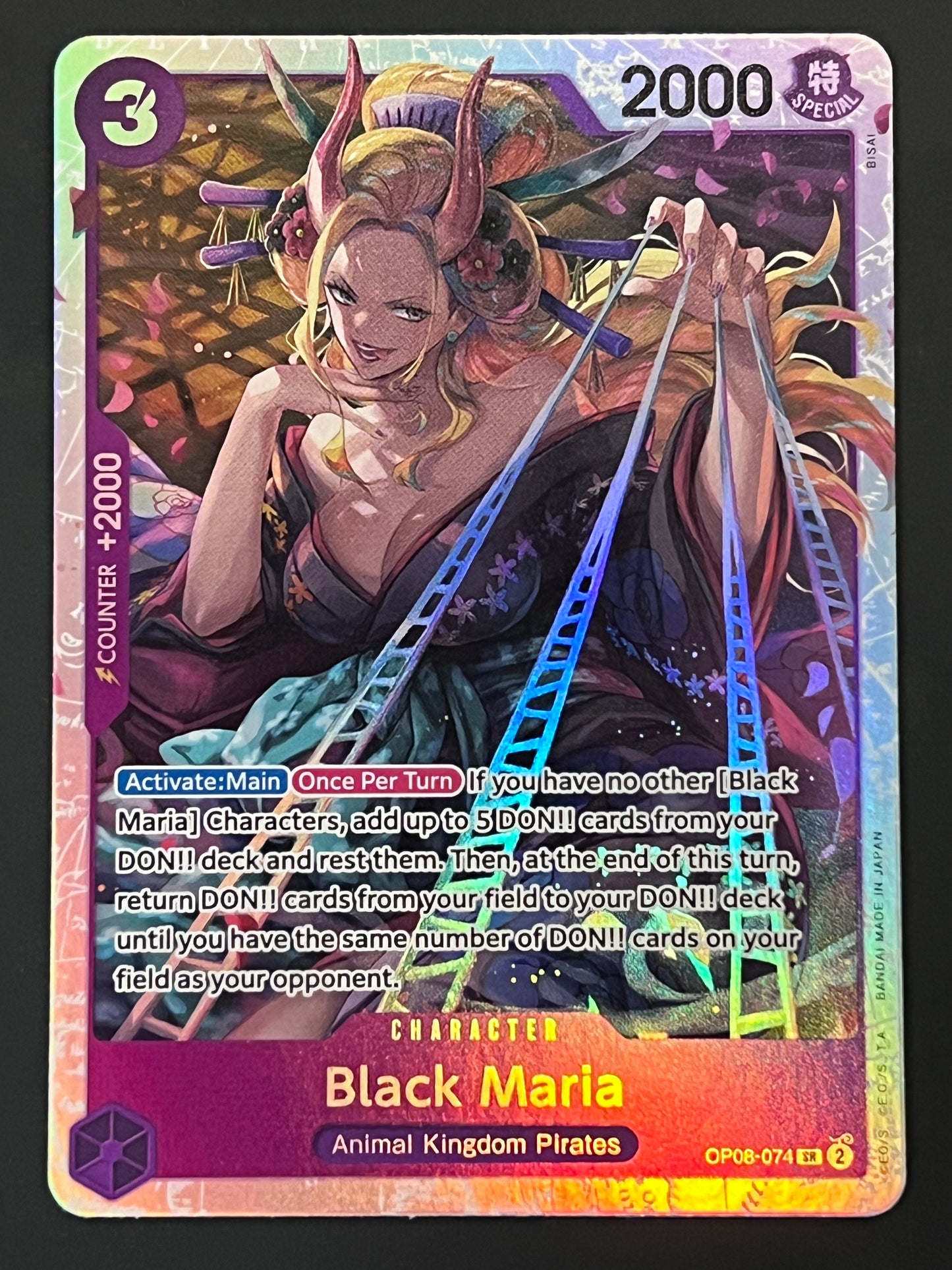 OP08-074 Black Maria - One Piece Two Legends Super Rare