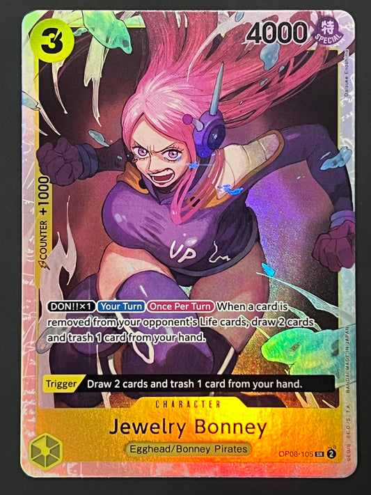 OP08-105 Jewelry Bonney - One Piece Two Legends Super Rare