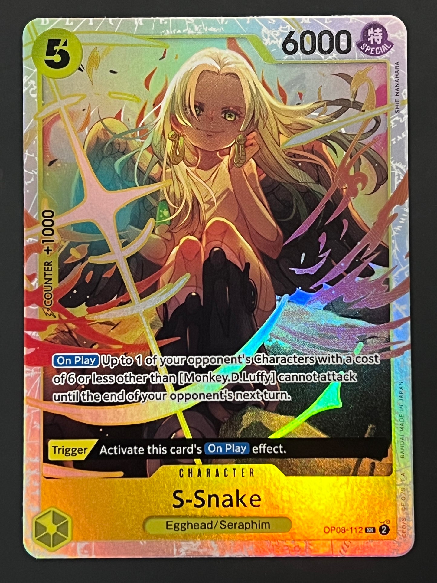 OP08-112 S-Snake - One Piece Two Legends Super Rare