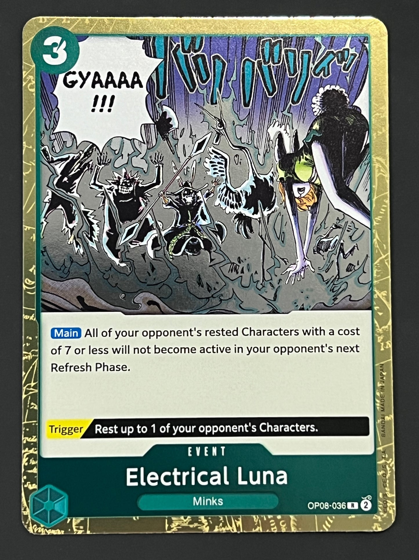 OP08-036 Electrical Luna - One Piece Two Legends Rare