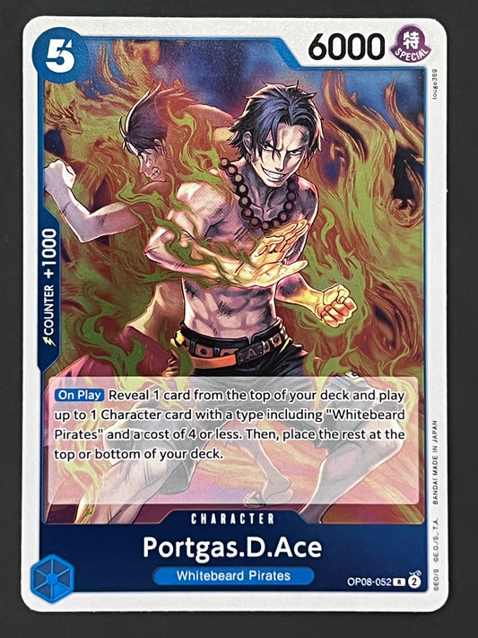 OP08-052 Portgas.D.Ace - One Piece Two Legends Rare